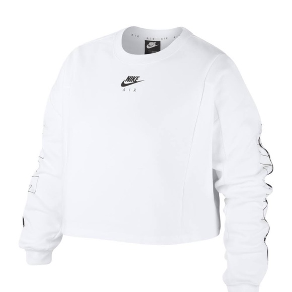 Nike Air Women’s Plus Size Crewneck Cropped Top - Picture 2 of 4